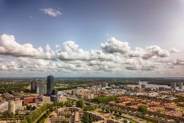 Almere city centre from my drone