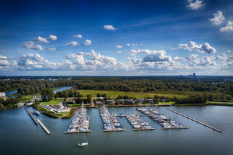 Oostvaardersdiep marina from my drone