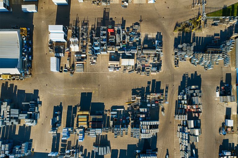 Neatly organised piles from my drone