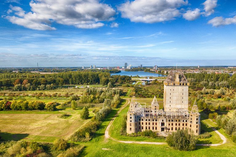 Almere Castle from my drone on a nice day