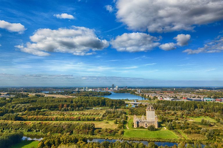 Almere Castle from my drone on a beautiful day