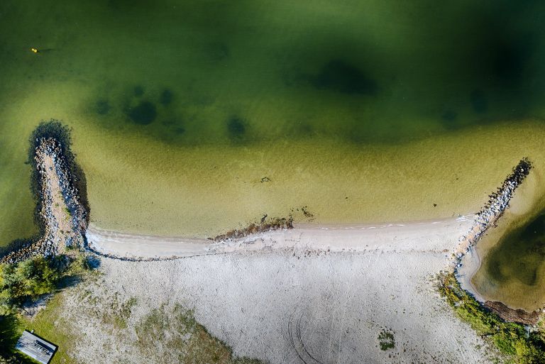 Empty beach from my drone