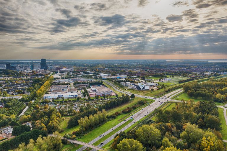 Almere from my drone in autumn