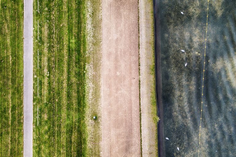 Abstract Noorderplassen picture from my drone