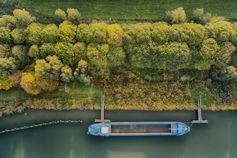 Empty boat from my drone