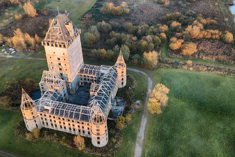 Almere Castle from my drone during sunset