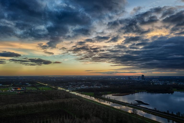 Sunset sky from my drone