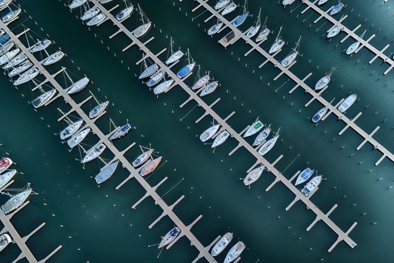 Muiderzand marina from my drone