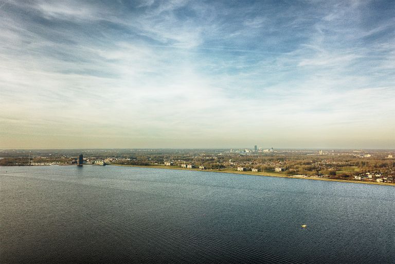 Almere-Haven and Gooimeer from my drone