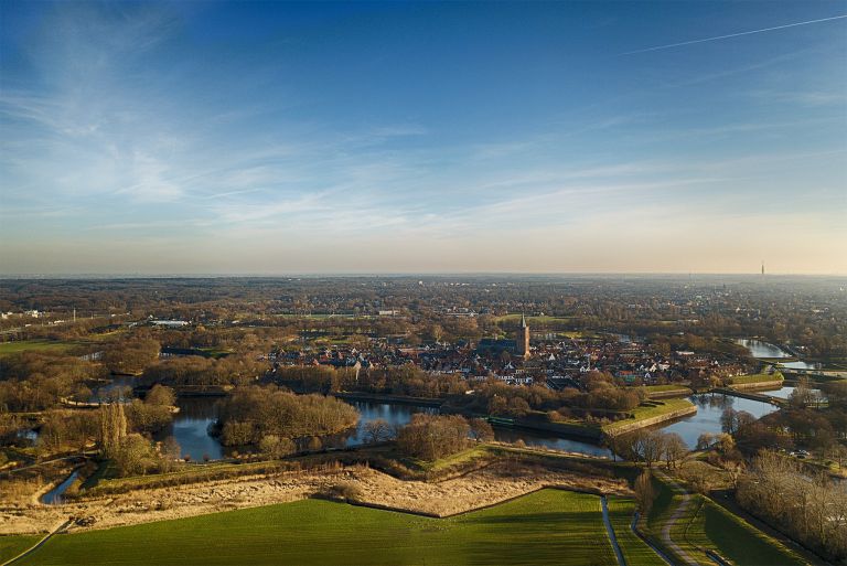 Drone picture of Naarden-Vesting