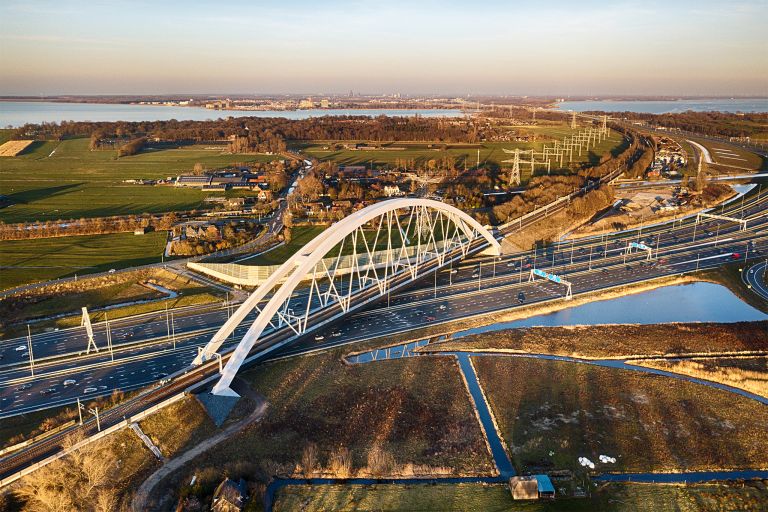 Zandhazenbrug during sunset