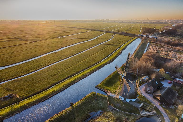 Windmill Meermolen de Onrust from my drone