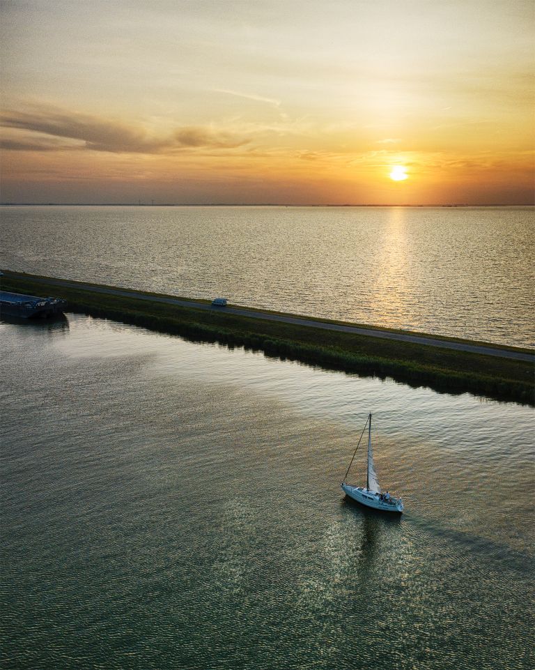 Returning to the marina