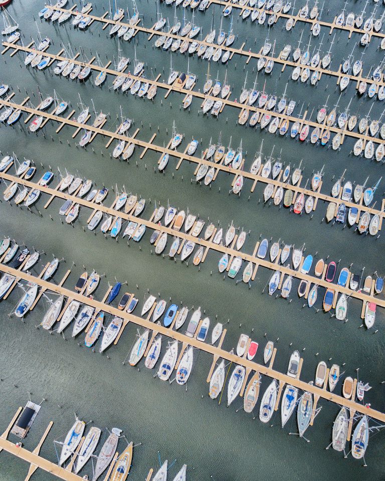 Marina Muiderzand from my drone