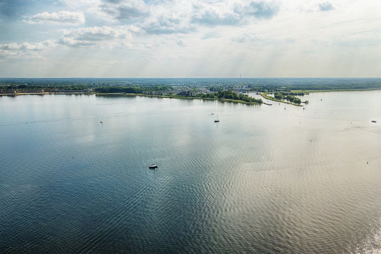 Lake Gooimeer from the sky