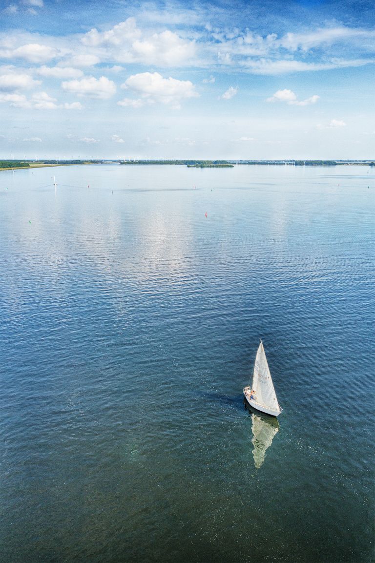 Lake Gooimeer from the sky