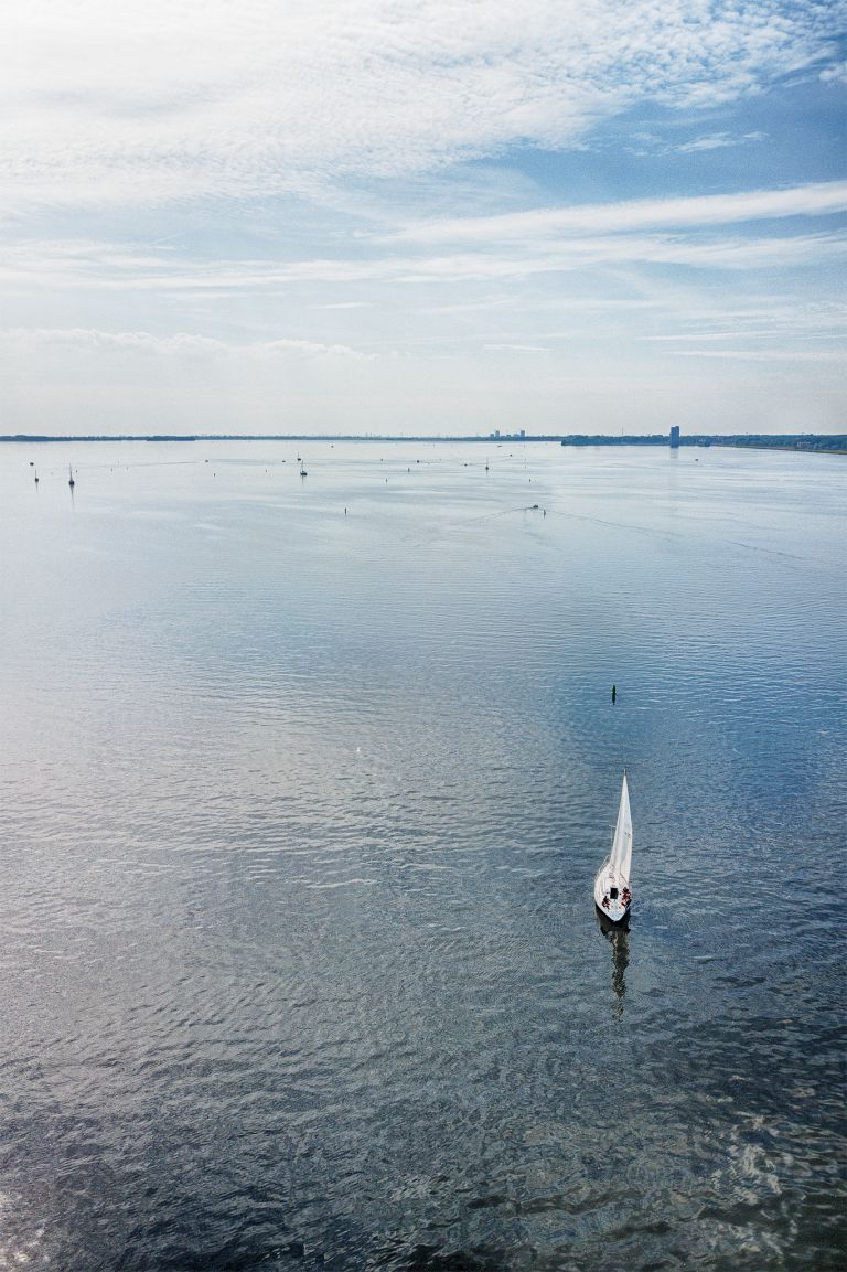 Lake Gooimeer from the sky