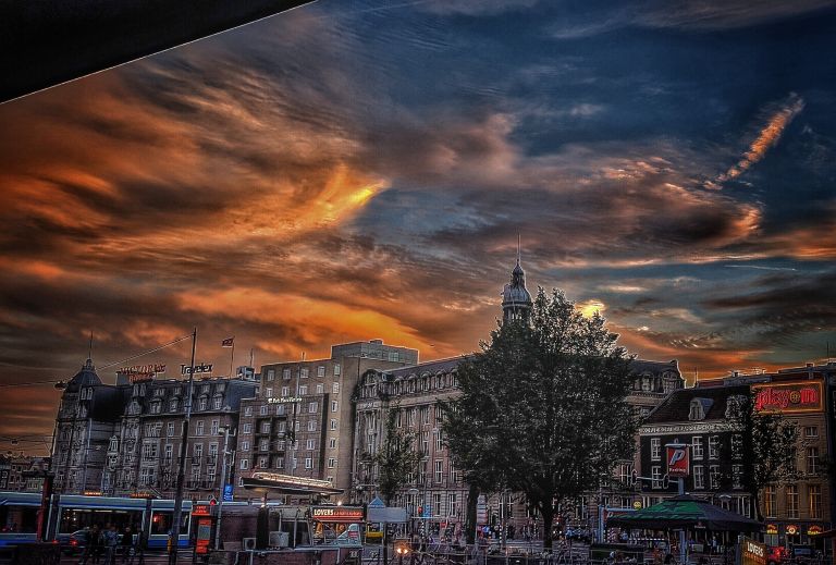 Amsterdam sunset