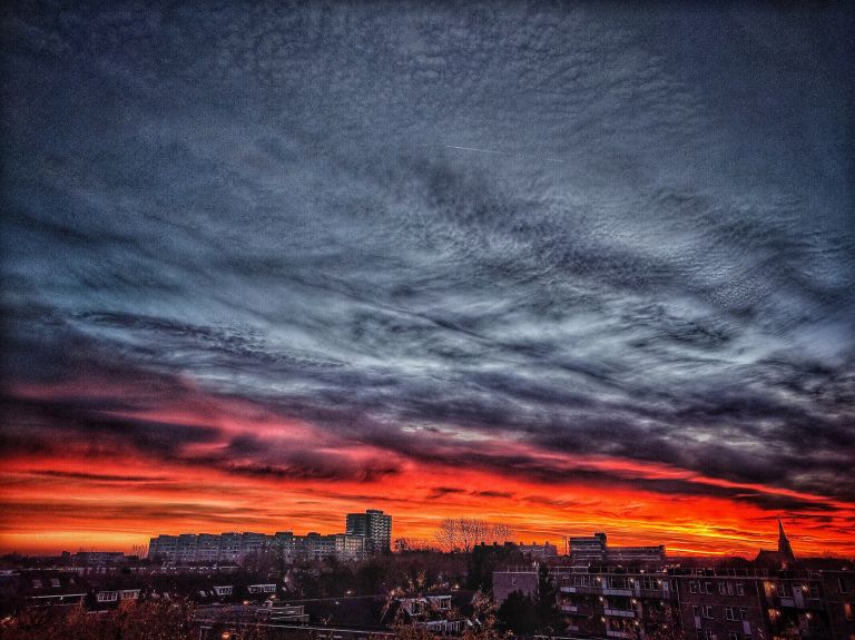 Sunset over Den Haag
