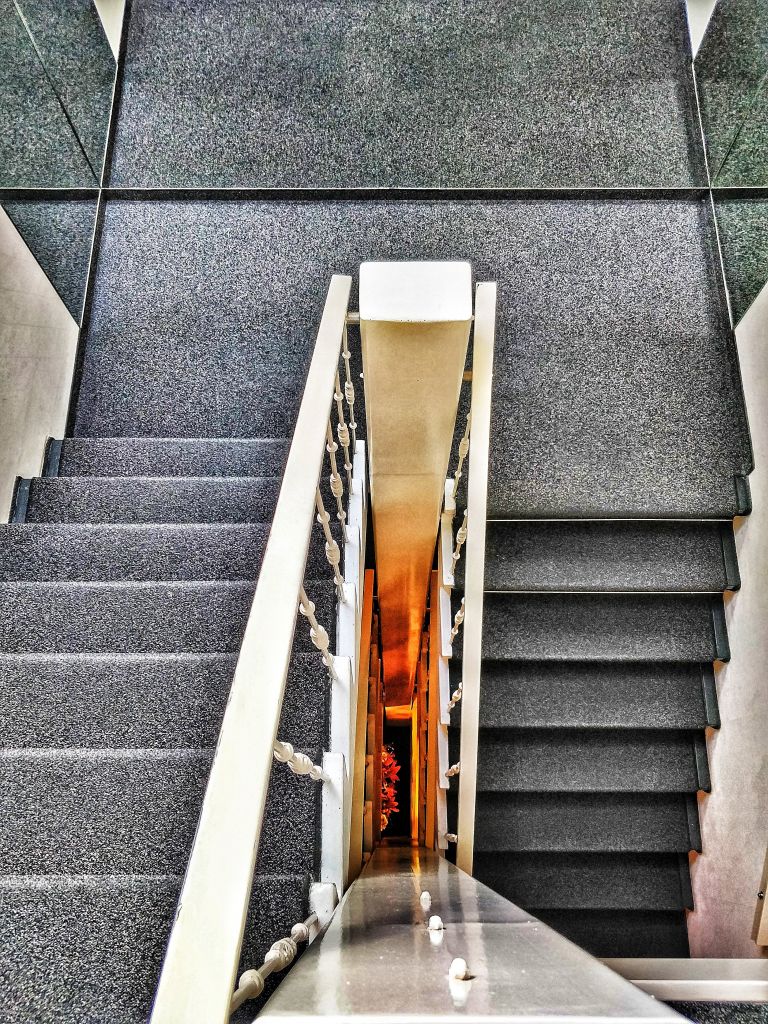 Staircase while looking down