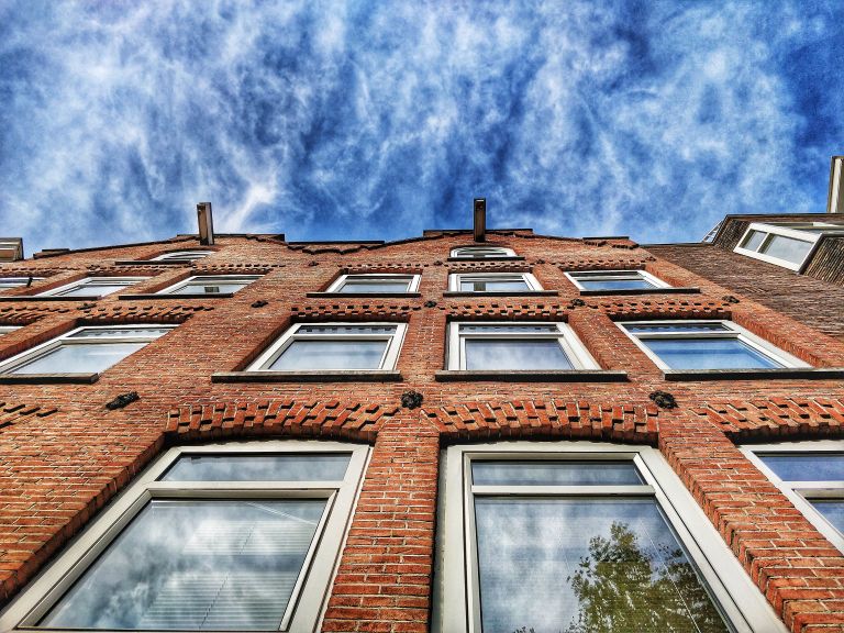 Looking up in Amsterdam